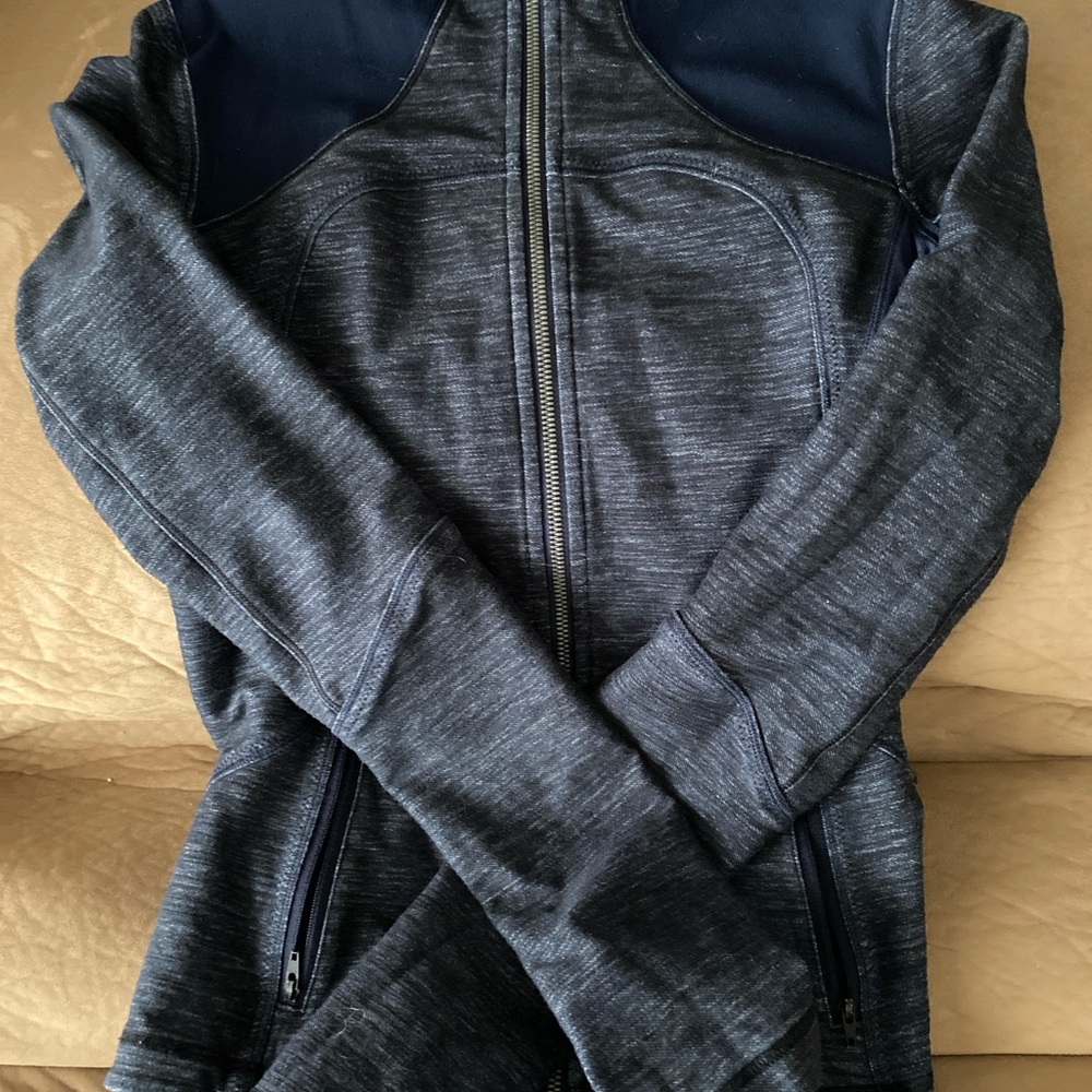 Lululemon Black and Grey Zip-Up Jacket